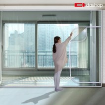 다샵 베란다형 지퍼식 방풍비닐 투명 350x250, 1