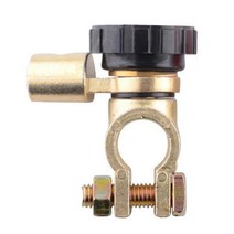 썬루프 12V 24V 레드 키 차단 배터리 메인 킬 스위치 차량 변형 아이솔레이터 자동차 전원 자동 트럭 보트, [02] black