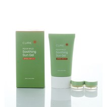 김정문알로에 큐어 아쿠아 마일드 수딩 선젤 50ml + 2X 크림 3.5g x 2p, 5세트