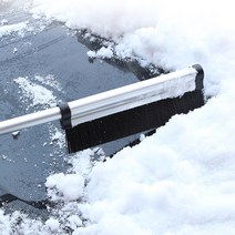 1+1 2in1 길이조절 차량용 눈쓸게 차눈 성애 얼음 제거 차량 눈 치우는 도구 눈치우개 눈긁개 눈털이게 스노우브러쉬 빗자루 스크래퍼, 1+1 2in1 눈쓸개