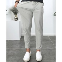 [당일출고]놈시크 25~43까지 남자 냉장고 바지 시원한 여름 밴딩 빅 사이즈 사방스판 아이스 커플 슬랙스