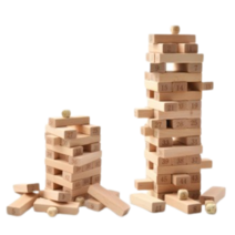 블랑뚜아 젠가 보드게임 우드블럭 54개 + 주사위