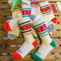 스포츠_ 테크니카 팜트리 콜라보 울양말 메리노울 등산 양말, WHITE/ORANGE/S