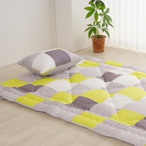 사계절 순면 일체형 토퍼요 SS 거실 바닥 돌침대 차박 타퍼 요 Topper Super Single Size