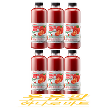 (서울우유)아침에 유기농 과즙의 신선함을 지킨 프리미엄 냉장 토마토주스900mL X6입 멀티팩