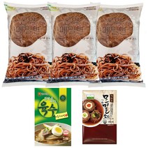 곤약메밀면과 양념/육수/소스 세트, 3. 곤약메밀면3팩+가쓰오모밀소스3팩