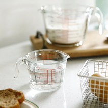 퓨어 내열 계량컵 250ml 500ml 1000ml, 1ml