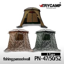 [연낚시]트라이캠프 PN-475052 WALL 파라솔월, PN-M47 밀리터리월(사막)