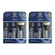 그라스 디퓨저 블루 100ml 차량용 방향제, 2개, 아쿠아향