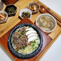 [금산돌그릇] 장수곱돌 돌솥 냄비 뚝배기 밥 미니 가마솥 누룽지 비빔밥 1인용, 180x90, 1개