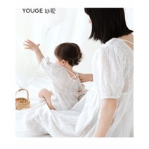 YAHOO 모녀룩 엄마딸 커플룩 맘커플 원피스 여름 아기 등산 아동 우주복 순면