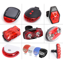 (보경샵) 자전거후미등 LED 레이저 안전등 라이트 전조등 용품, 실리콘 깜박이