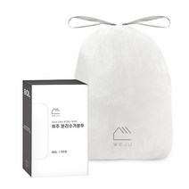 홈마스터 끈이 있어 편리한 분리수거 비닐봉투, 50p 80리터 1개