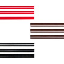 커피스틱 15CM 1000개입(검정/빨강/갈색), 갈색