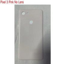 핸드폰충전케이블 c타입 충전케이블 배터리 커버 Google Pixel 3 3XL 후면 유리 도어 케이스 하우징 HTC XL, 09 3 pink no lens
