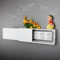 콘센트가리개 보호커버 매립 벽콘센트 콘센트 덮개, 작은 흰색