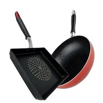 튀김팬24cm +사각팬 대 2종세트 (계란말이팬 궁중팬)(후라이팬 튀김팬), 궁중팬24cm+사각팬 대