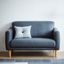 한샘몰pick 미까사 데이지 가죽소파 2인용 2종/택1, A형 심플 베이지(A)