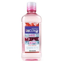 메디가글 순한맛 구강청결제 복숭아향, 750ml, 2개