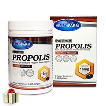헬스팜 프로폴리스 1000mg 400정 구내염 인후염 면역 13개월~7개월 (1-6개), 1통