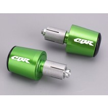 바이크 오토바이 그립 핸들 바 엔 캡 진동 방지 플러그 혼다 CBR 125R 600 F4i 650F/R 1000F cbr 1000 RR, [05] Green