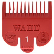 3114-603 Barber 왈 WAHL Nylon Hair 클리퍼 이발기 Cutting Guide Guard #1 RED