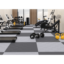 방음매트 헬스도구매트 덤벨 바벨 홈트매트 소음방지, 1mx1m x2cm 적청