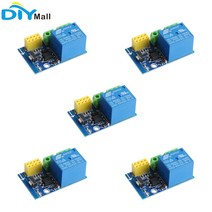 5pcs DC3V ESP8266 ESP-01 릴레이 모듈 원격 제어 스위치 무선 WIFI IOT 스마트 홈 인터넷, 한개옵션0