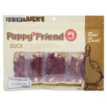 [퍼피프랜드] 오리연어포-300g, 퍼피프랜드 오리연어포 300g 애견간식 애완용품