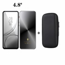 가성비 블루투스 Mp4 플레이어 안드로이드 터치 스크린 Hifi 금속 음악 와이파이 64 기가 바이트 Mp3 비디, 03 Black 4.8 inch_03 40GB, 4.8 Inch Black_40GB