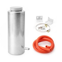 연료탱크 800ml 실린더 라디에이터 오버플로 저수지 냉각수 탱크 유니버설 캔 블랙 블루 레드 퍼플 실버 yc101142, 은