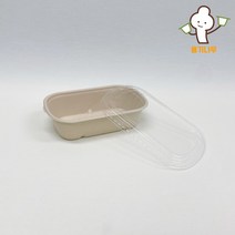 펄프도시락 700A HS-700A 투명뚜껑세트 500개