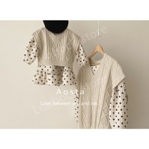 엄마랑 아기랑 딸 봄 가을 원피스 모녀 커플룩 패밀리룩