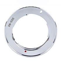 Praktica PB 마운트 렌즈 용 1pc 어댑터 링 Canon EOS EF 카메라 5D 6D 7D 70D 650D 700D 호환, 단일옵션