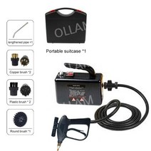 가정용 스팀 청소기 고온 살균 스팀청소기 추천 무선청소기 진공, 220V, upgrade Black