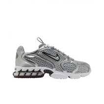 여성용 나이키 정품 에어 줌 스피리돈 케이지 정품 2 메탈릭 실버 여성용 Nike 에어 Zoom Spiridon Cage 2 Metallic Silver