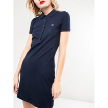 라코스테 카라원피스 8 블랙 네이비 반팔카라롱티셔츠 드레스