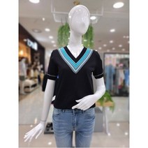 포커스 FM2F7KT06276 랑방 V 배색니트
