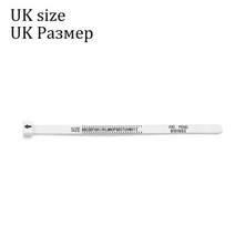 전문 측정 게이지 핑거 링 스틱 사이저 영국미국 공식 영국미국 diy 패션 쥬얼리 측정 도구 세트, 영국 사이즈