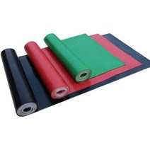 방진 고무 내마모성 패드 바닥 깔판 충격방지 제전, 블랙 12mm 두께 1m 너비 5m 길이