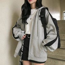 가바바 여성 후드집업 루즈핏 박시함이 끝장나는 감성 데일리 긴팔 티셔츠 G39310