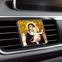 차량방향제 천연 자연향기 성화 액자 명품 감성디퓨저, 빙향_Le Christ Jaune