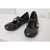 일본직발송 6. RegetA(리겟타) GR -31 크로스 벨트 웨지 펌프스 3cm 블랙 S B00NSN9VJW