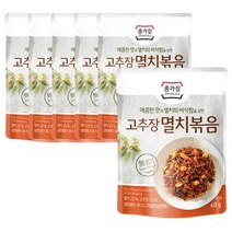 종가집 고추장멸치볶음 60g 6개, 종가집 고추장멸치볶음60g