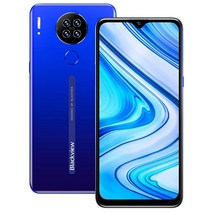 블랙view 안드로이드 폰 A80 4G 듀얼 심 휴대폰 번들 안드로이드 10 OS 2GB+16GB ROM 언락 블랙뷰 스마트폰 6.5.1cm HD+ 지문 얼굴 감지 4200mAh, t mobile, A80-Blue