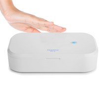 광세척기 쉴드박스 광클리너 자외선 살균소독 UV 마스크 휴대폰 소독기, 핑크