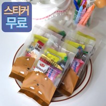 어린이집 생일답례품 간식 과자 선물셋트/과자 대축제, 키드오+하리보젤리+멘토스+투시팝+오트밀, 1세트