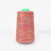 JSTrading 무지개사 레인보우실 미싱실 (대용량), 60수3합, 01.레드계열