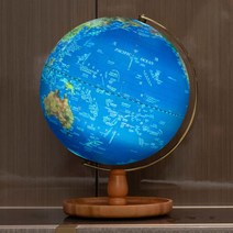 자전하는 지구본 작은 3d 체 ar 스마트 홈 장식 빛나는 테이블 램프 대형 중학생 를위한 교육 을 가진 학생을위한 대만 25cm에서 만든 글로브 세계여행지도, 2. AR이 있는 25CM 다크 블루 지 모델(360도
