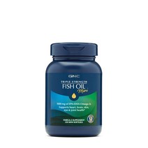 지앤씨 GNC 트리플 강화 피쉬오일 미니 120 소프트겔 GNC Triple Strength Fish Oil Mini 120 Mini Softgels, 1개, 120정